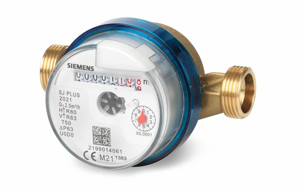 Siemens WFW240.E130 Pulse Çıkışlı Sıcak Su Sayacı Tek Hüzmeli Mekanik