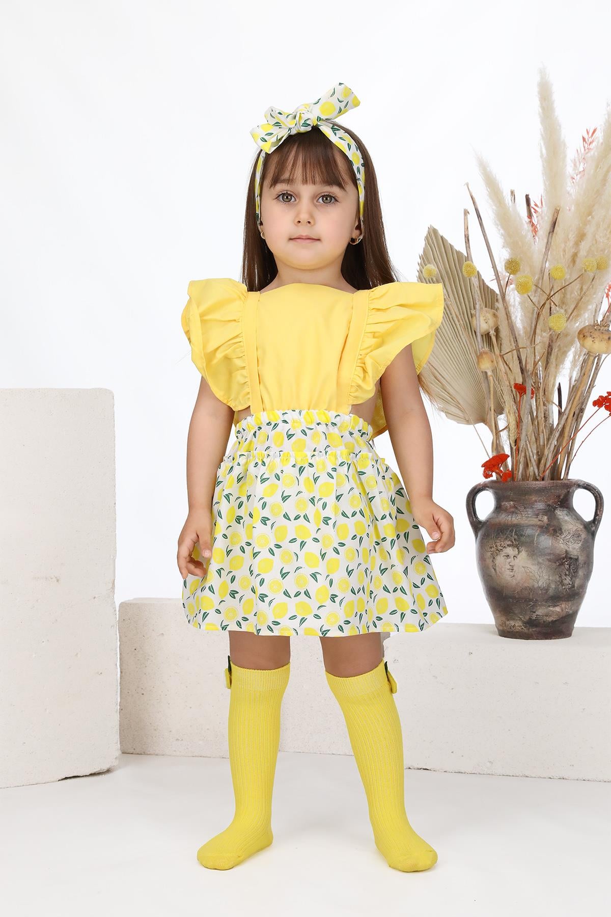 Limon Desen Salopet Model