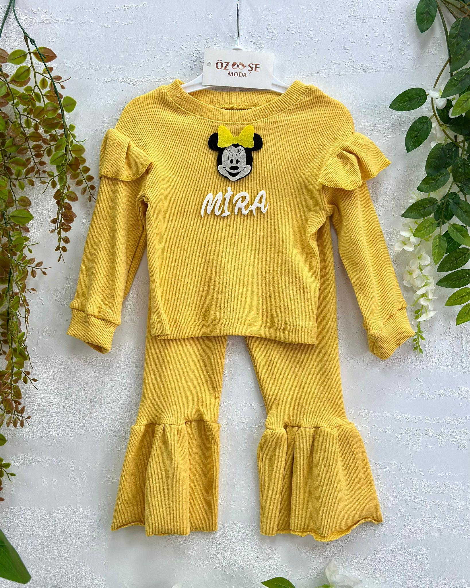 SARI FIRFIRLI RİBANA TAKIM