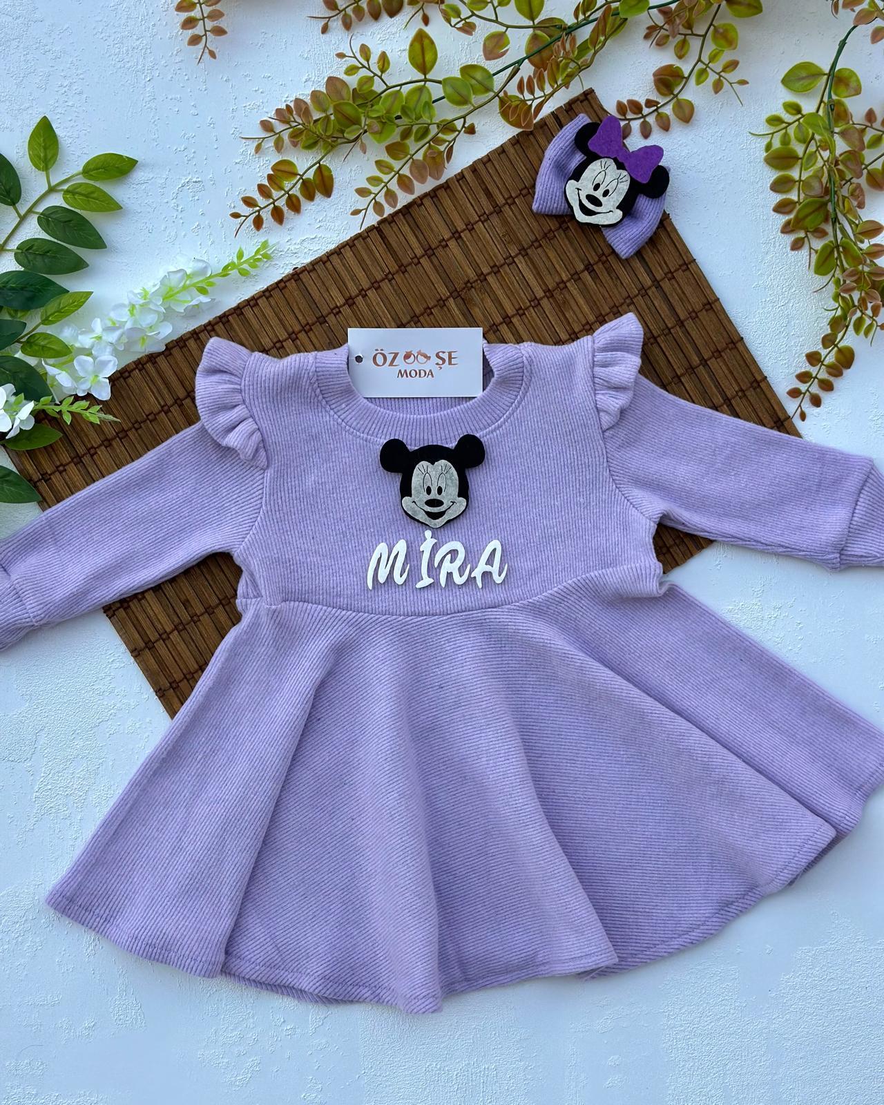 LİLA PRENSES ELBİSE