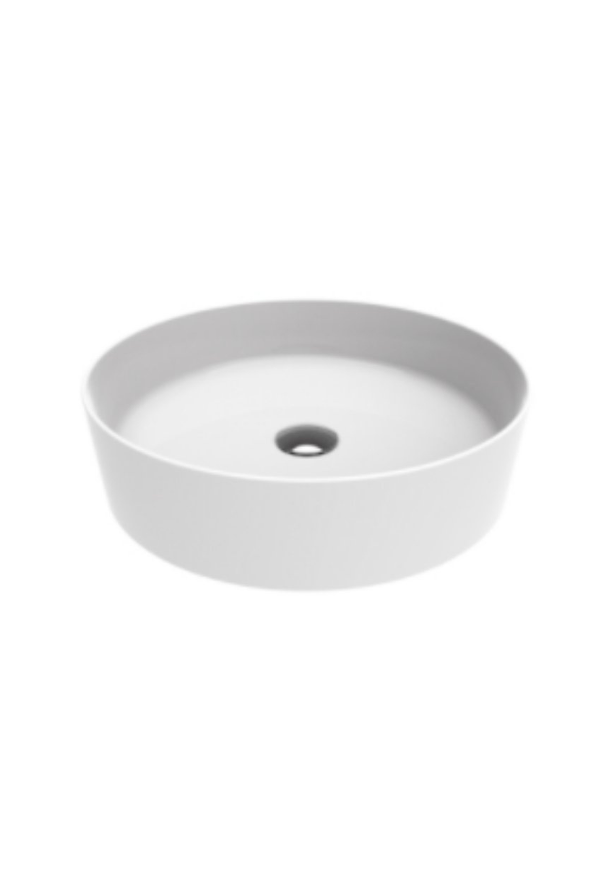 Creavit Loop Yuvarlak Çanak Lavabo, 40 cm Beyaz