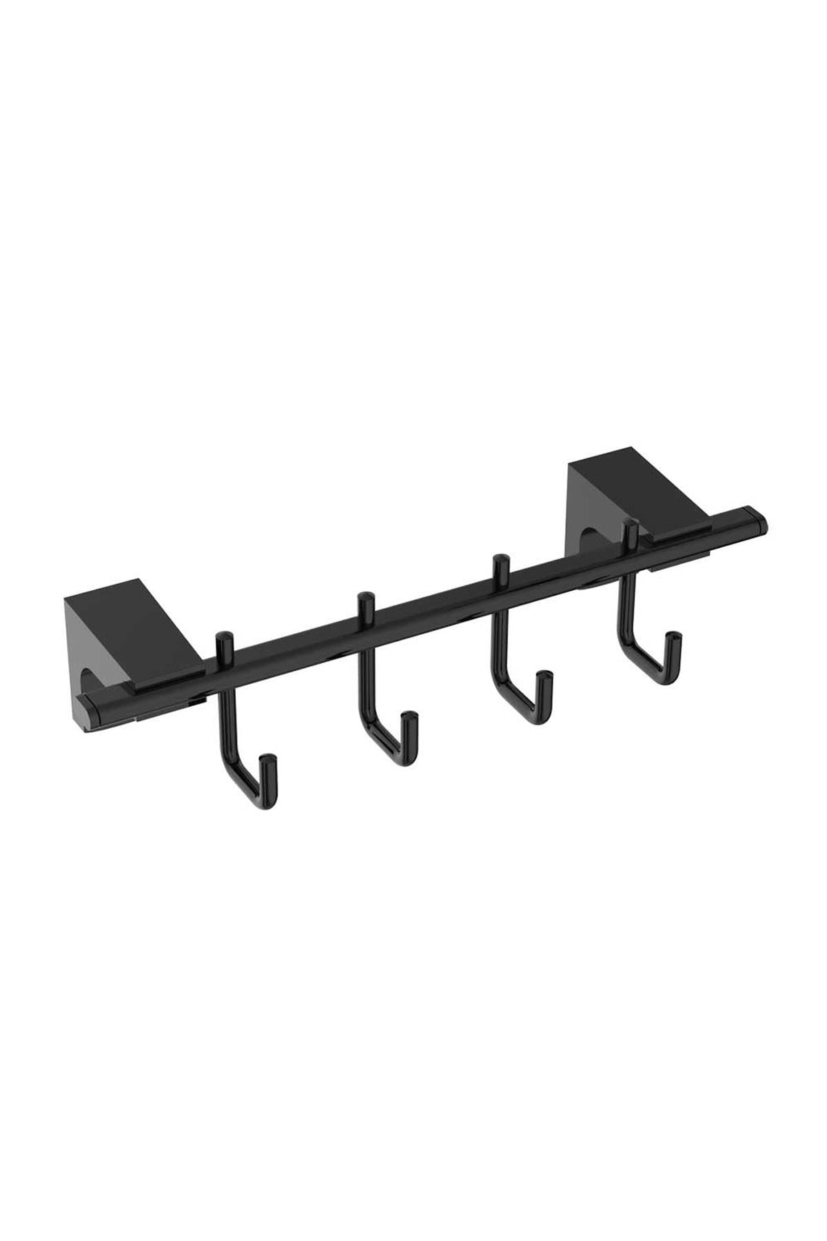 Duxxa F1 Mat Siyah Set Askılık