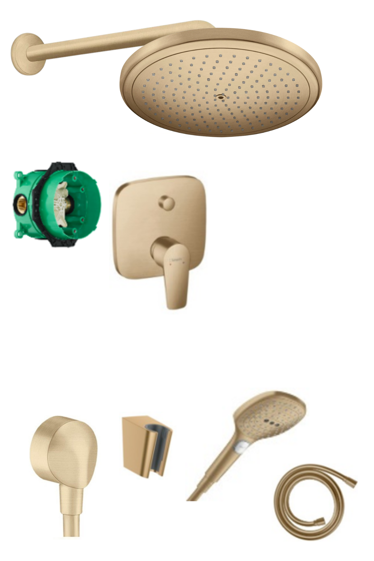 Hansgrohe Talis Ankastre Duş Seti (Bronz)