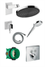 Hansgrohe Pulsify Termostatik Ankastre Banyo Seti