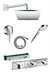 Hansgrohe Rainselect Ankastre Banyo Seti