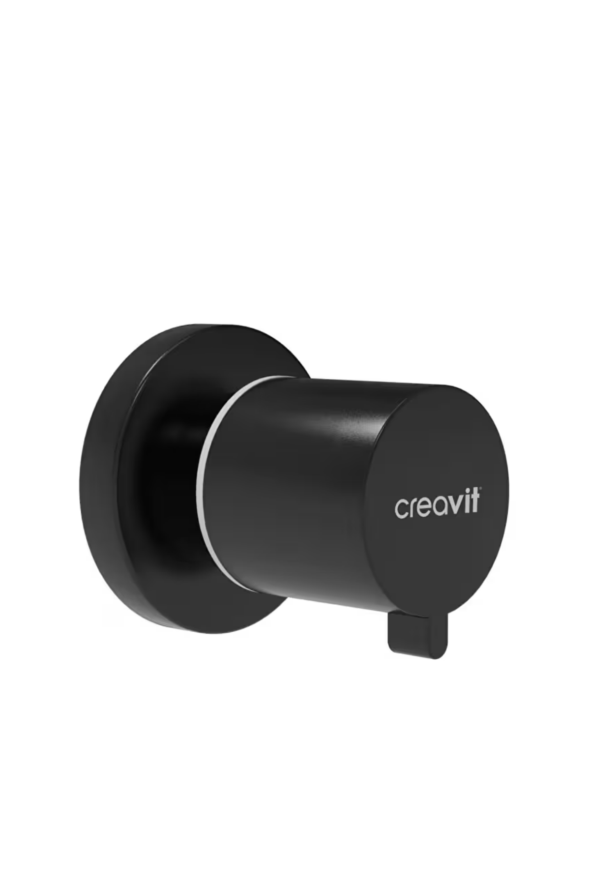 Creavit AC50L 1/2'' Aç-Kapa Ara Kesme Valfi Siyah Mat