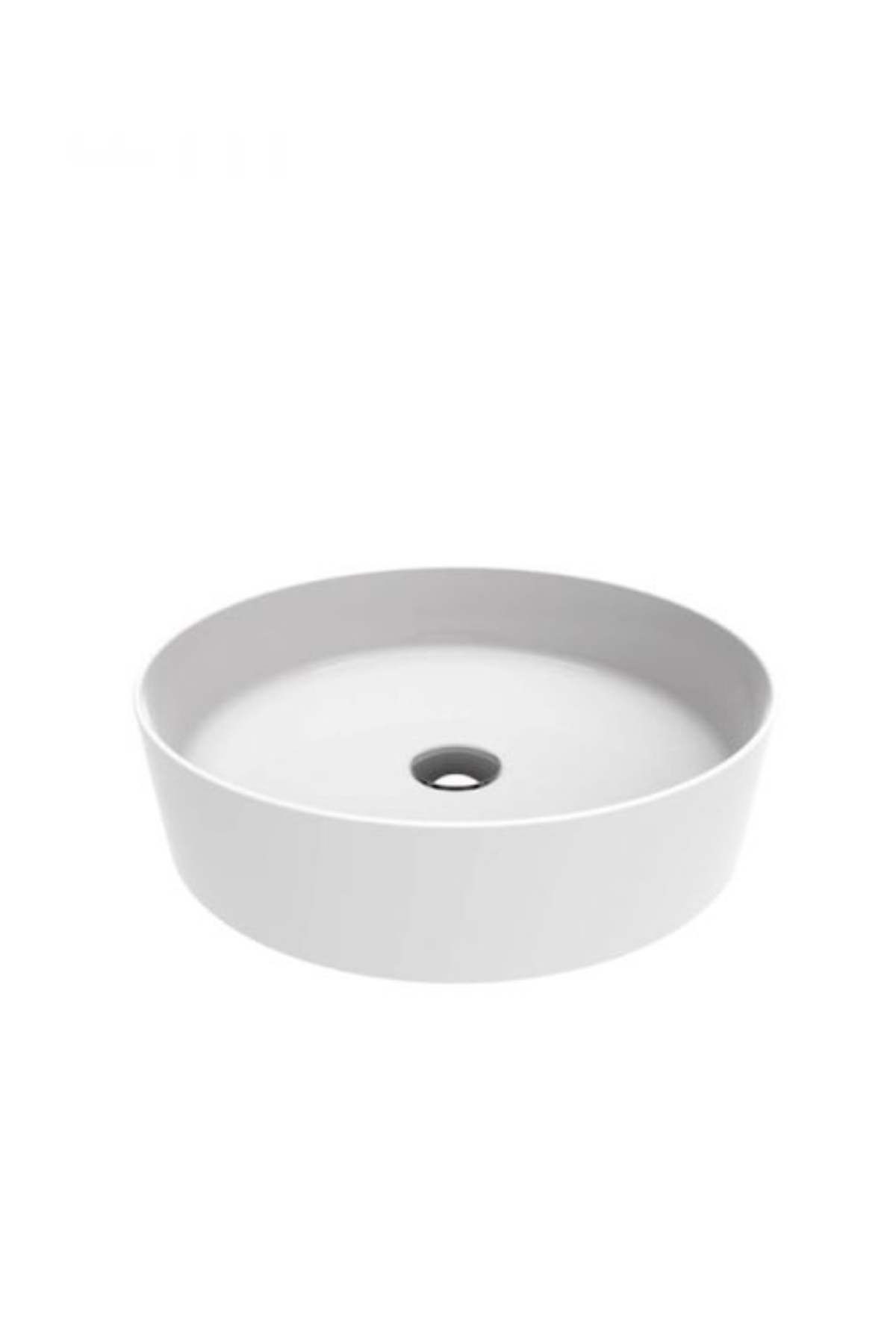 Creavit Loop Yuvarlak Çanak Lavabo, 40 cm Beyaz