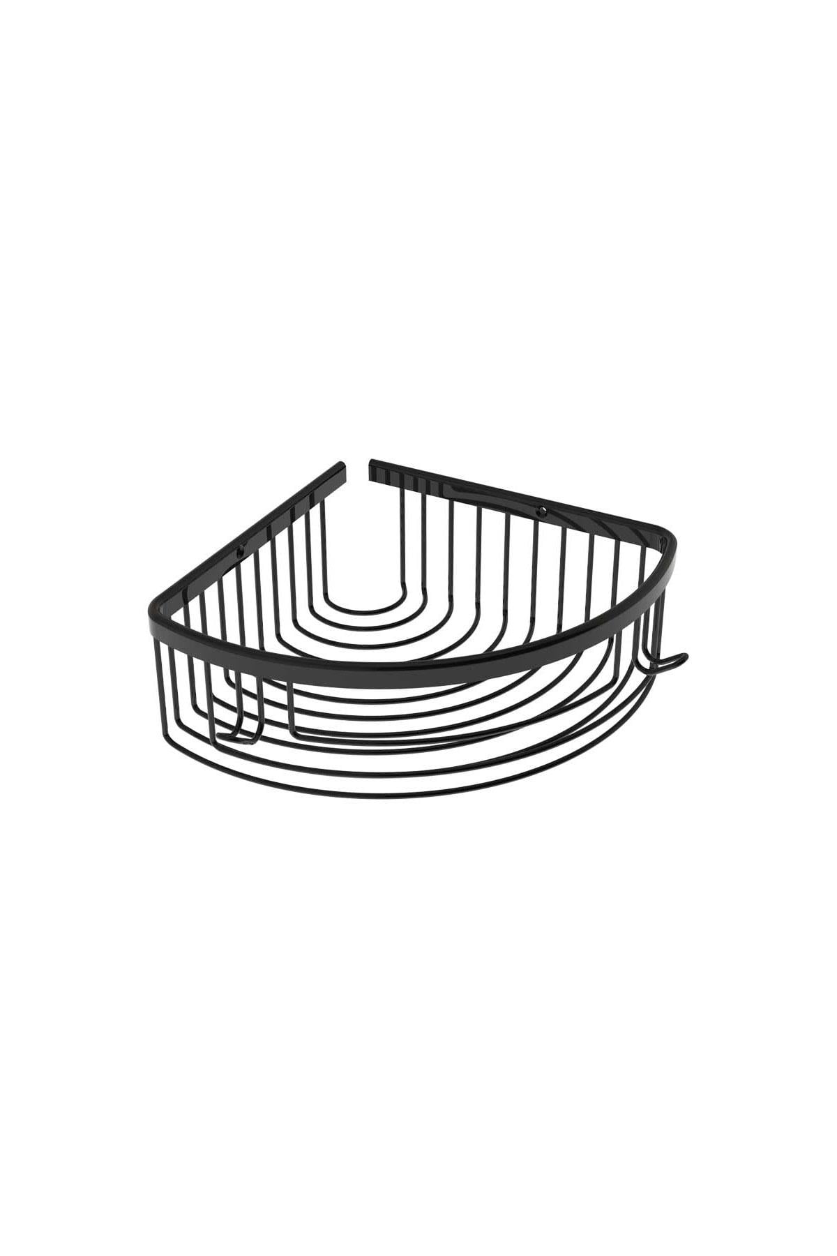 Duxxa Oval Lüks Şampuanlık 20x20 Mat Siyah