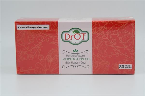 L-Carnitin-Kinoalı Bitkisel Çay