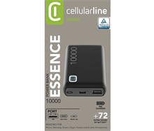 Cellularline Essence 10000 Powerbank-Siyah