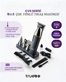 CVS - Truebo Serisi 9 In 1 Tüm Vücut Tıraş Makinesi