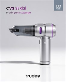 Truebo- CVS  Serisi Pratik Şarjlı Süpürge (Rechargeable Vacuum Cleaner)