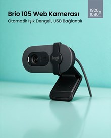 Logitech Brio 105 Kurumsal Web Kamerası
