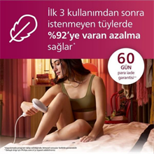 Philips Lumea  BRI921/00 Lazer Epilasyon IPL Tüy Alma Cihazı+Kaş Düzeltici,Yüz+Vücut+Hassas Bölge Kullanımı