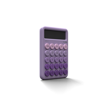 Truebo Circle Mor Renkli Hesap Makinesi