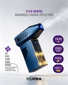 Truebo- CVS Serisi Şarjlı Basınçlı Hava Üfleyici (Rechargeable Jet Fan)