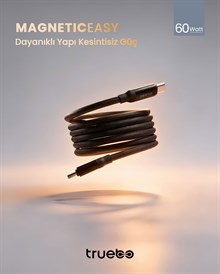 Truebo MagneticEasy Dayanıklı Şarj ve Veri Kablosu
