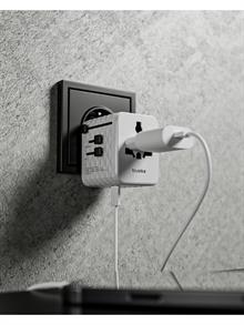 Truebo MultiTravel Travel Adapter & Charger – Evrensel Seyahat Adaptörü