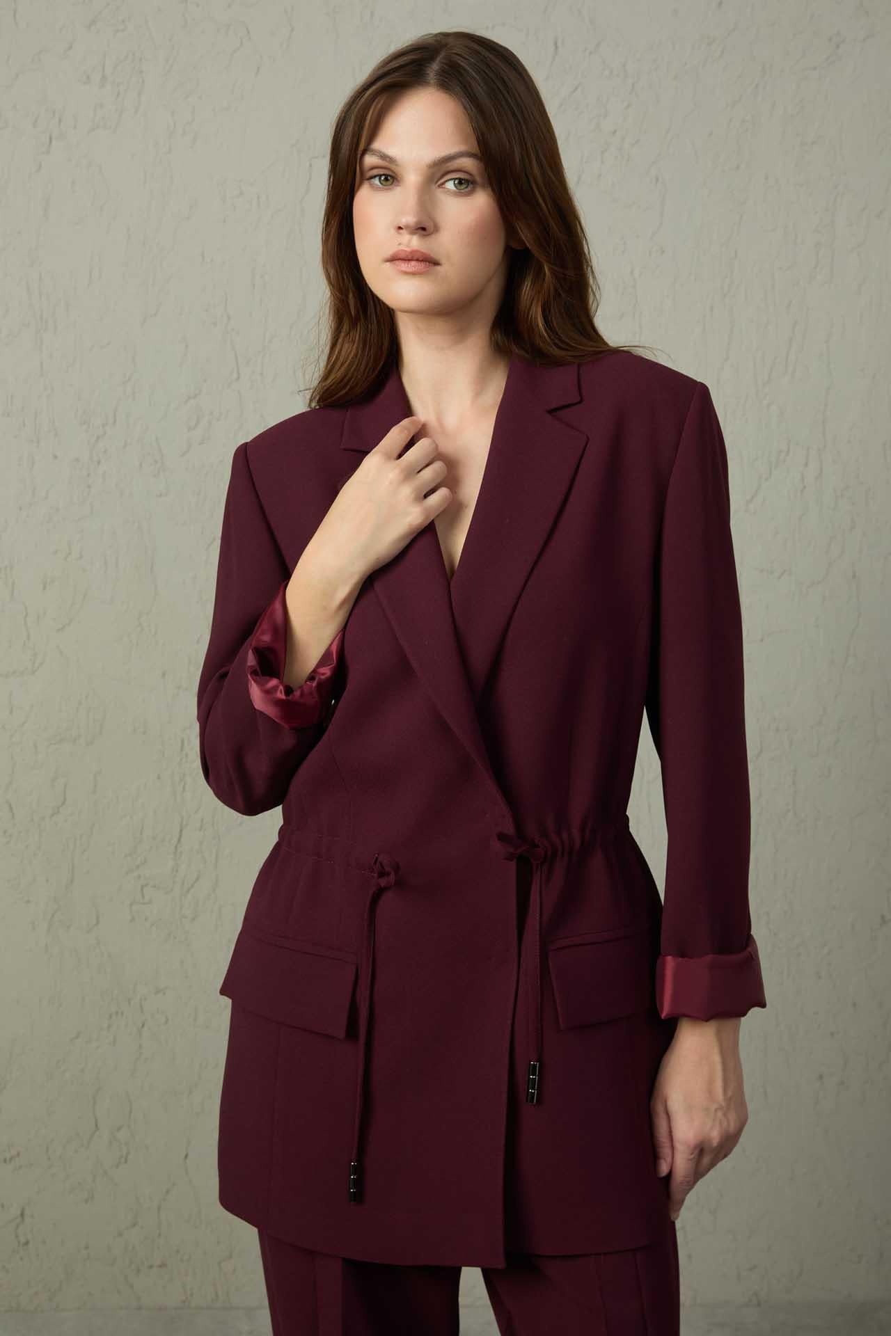 BELDEN BAĞLAMALI BLAZER