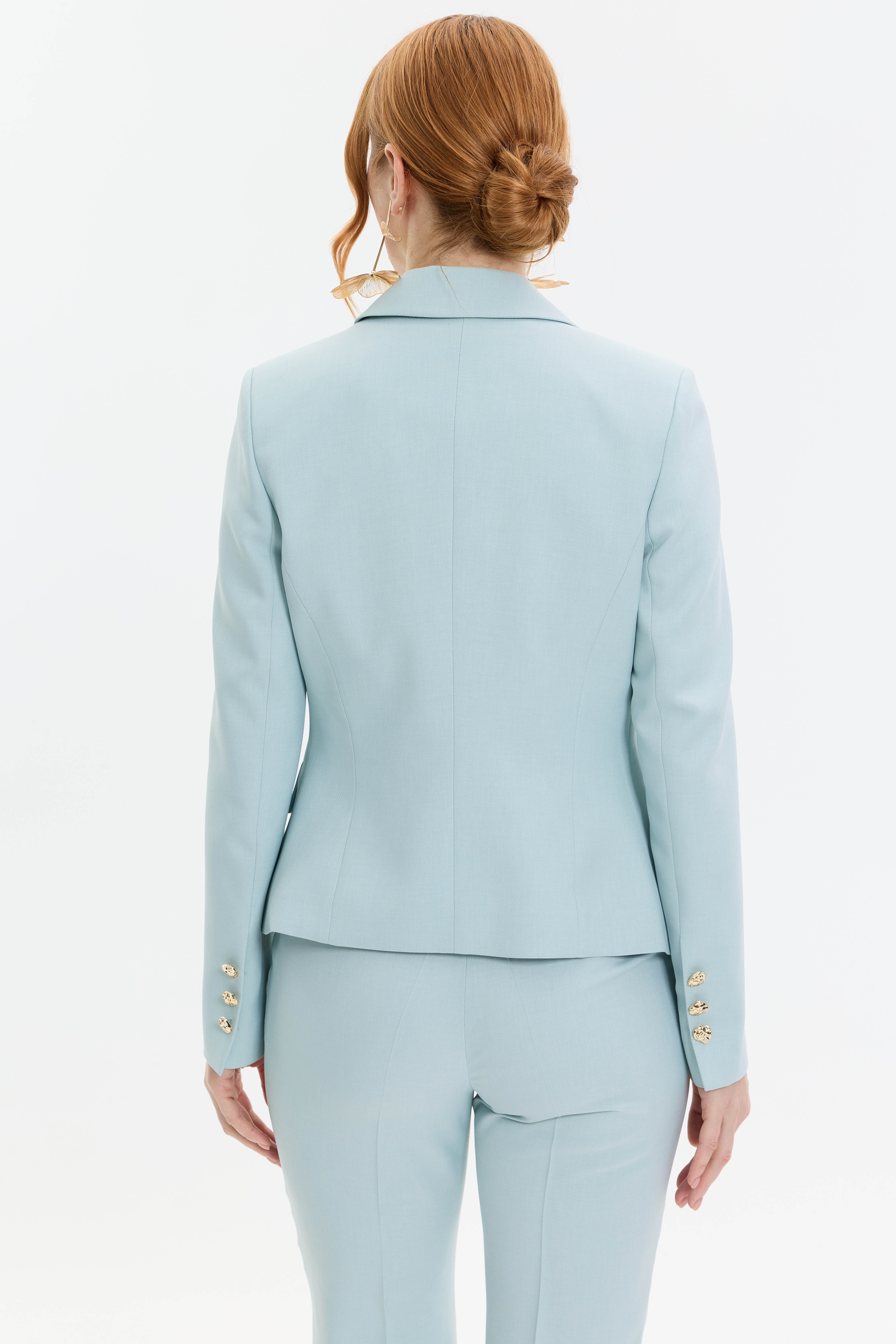 KATLI YAKA MİNT BLAZER