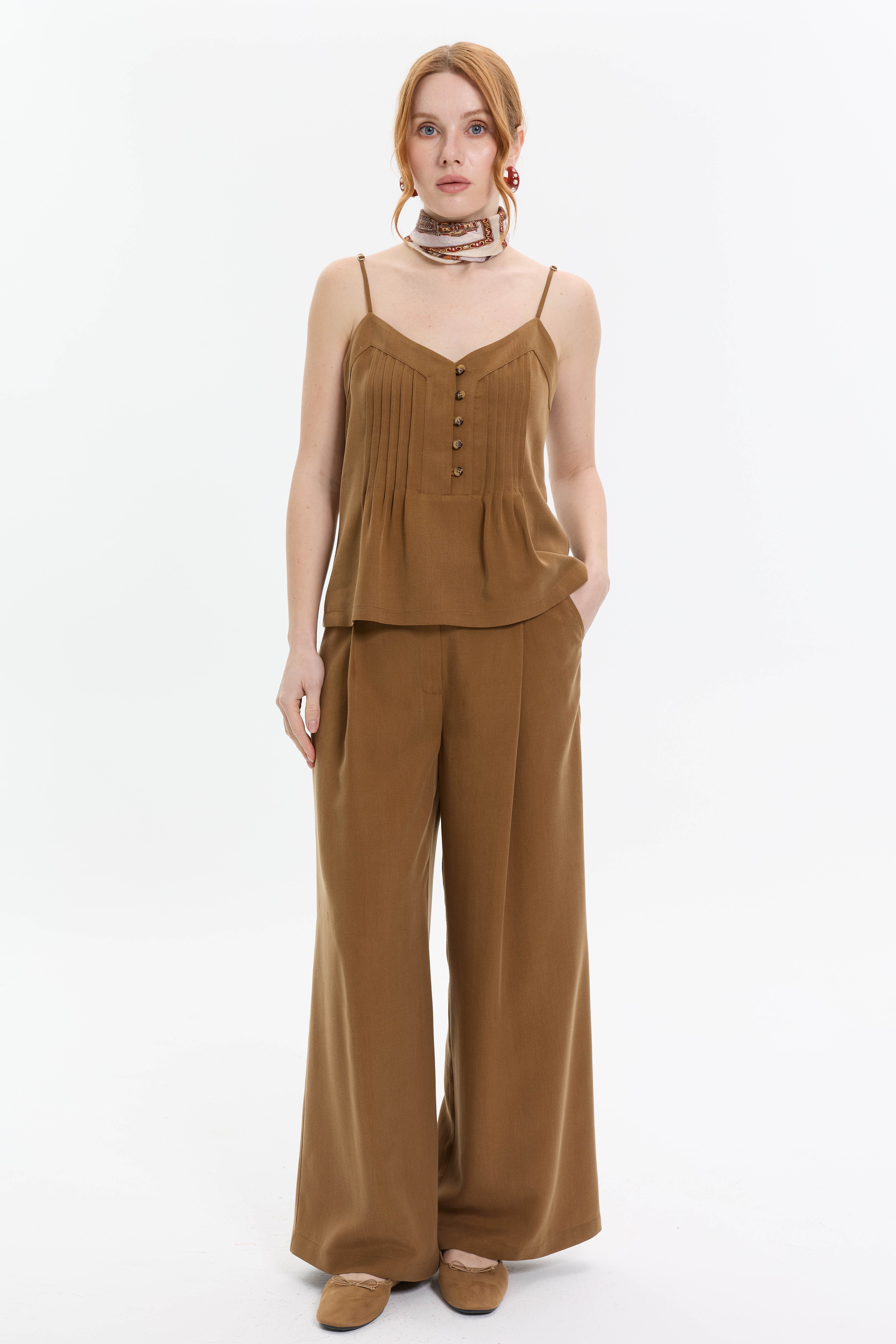 RELAXED FİT CEPLİ PANTOLON