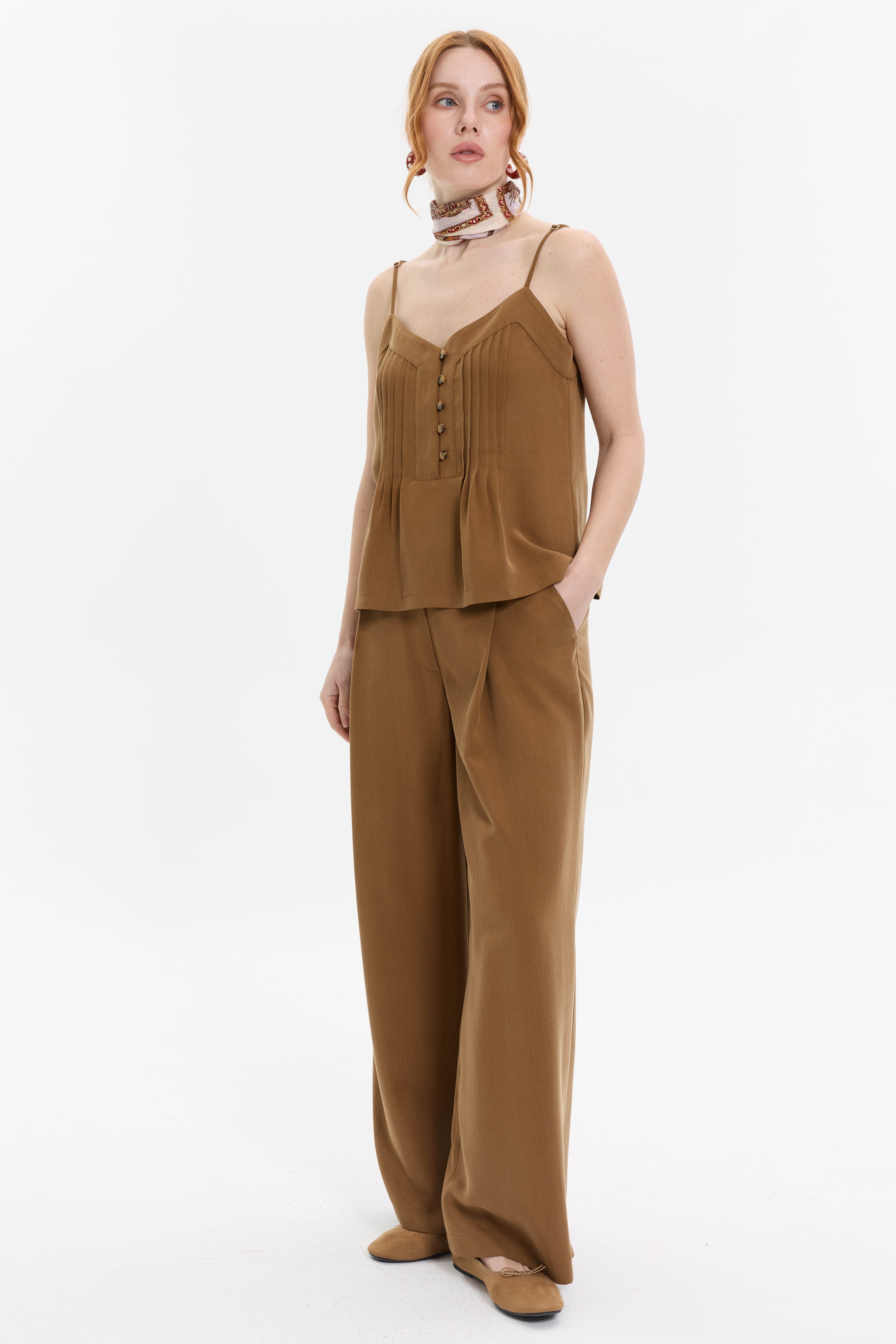 RELAXED FİT CEPLİ PANTOLON