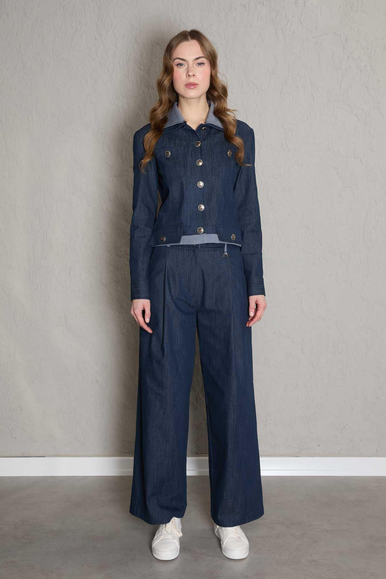 WIDE LEG DENİM PANTOLON