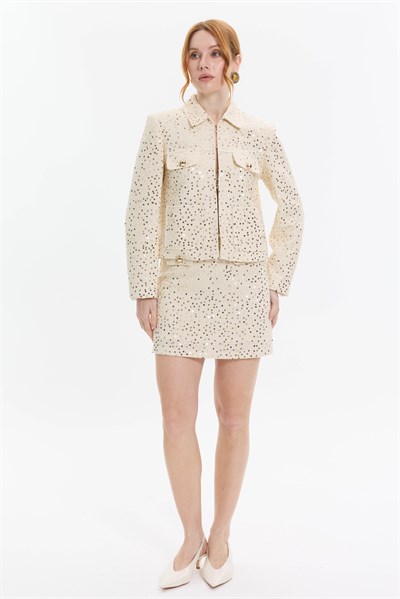 PAYET DETAYLI KISA CEKET