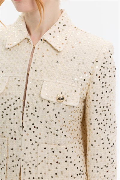 PAYET DETAYLI KISA CEKET