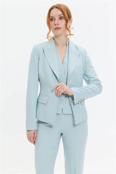 KATLI YAKA MİNT BLAZER