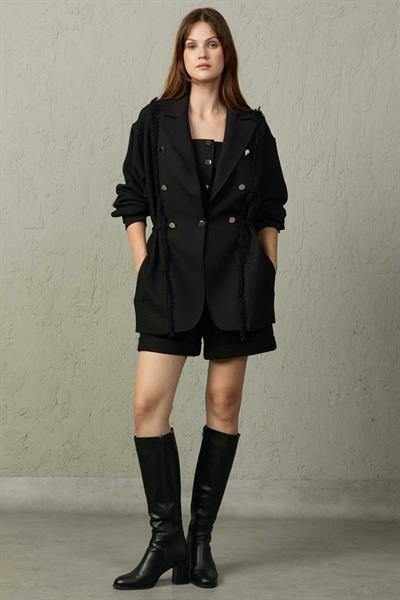 KUMAŞ KOMBİNLİ CEKET