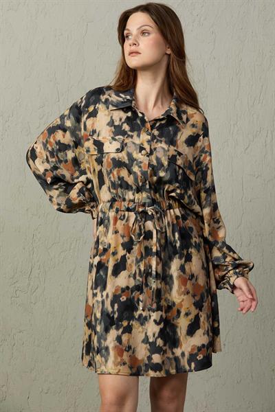 ALACALI MİNİ ELBİSE