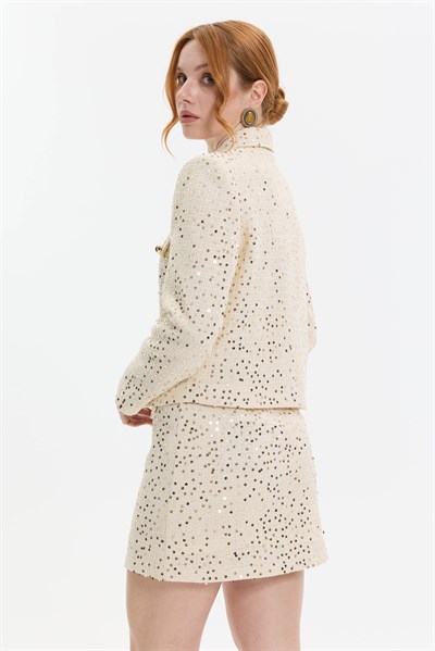 PAYET DETAYLI MİNİ ETEK