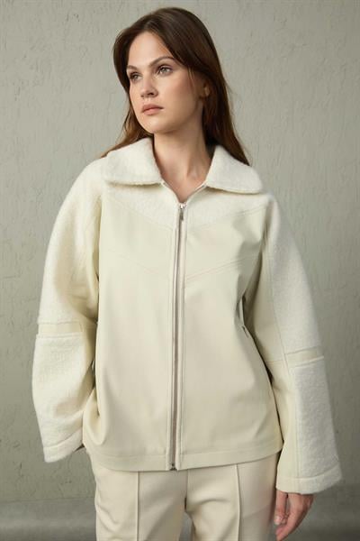 KUMAŞ KOMBİNLİ MONT