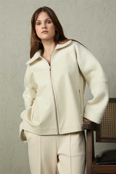 KUMAŞ KOMBİNLİ MONT