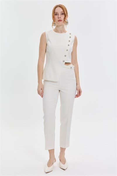 YÜKSEK BEL BORU PAÇA PANTOLON