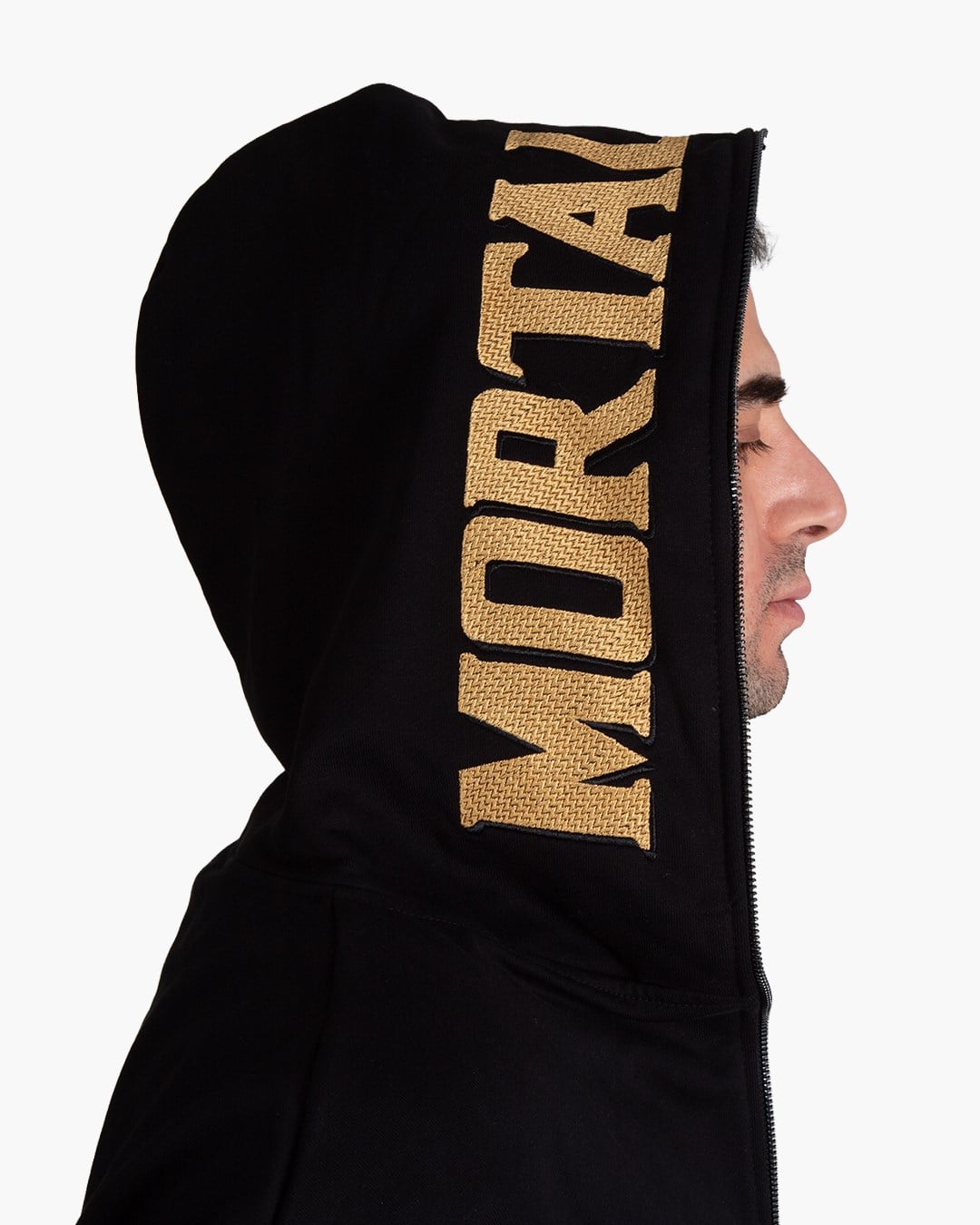 MORTAL KOMBAT FERMUARLI NAKIŞ İŞLEMELİ SWEATSHIRT