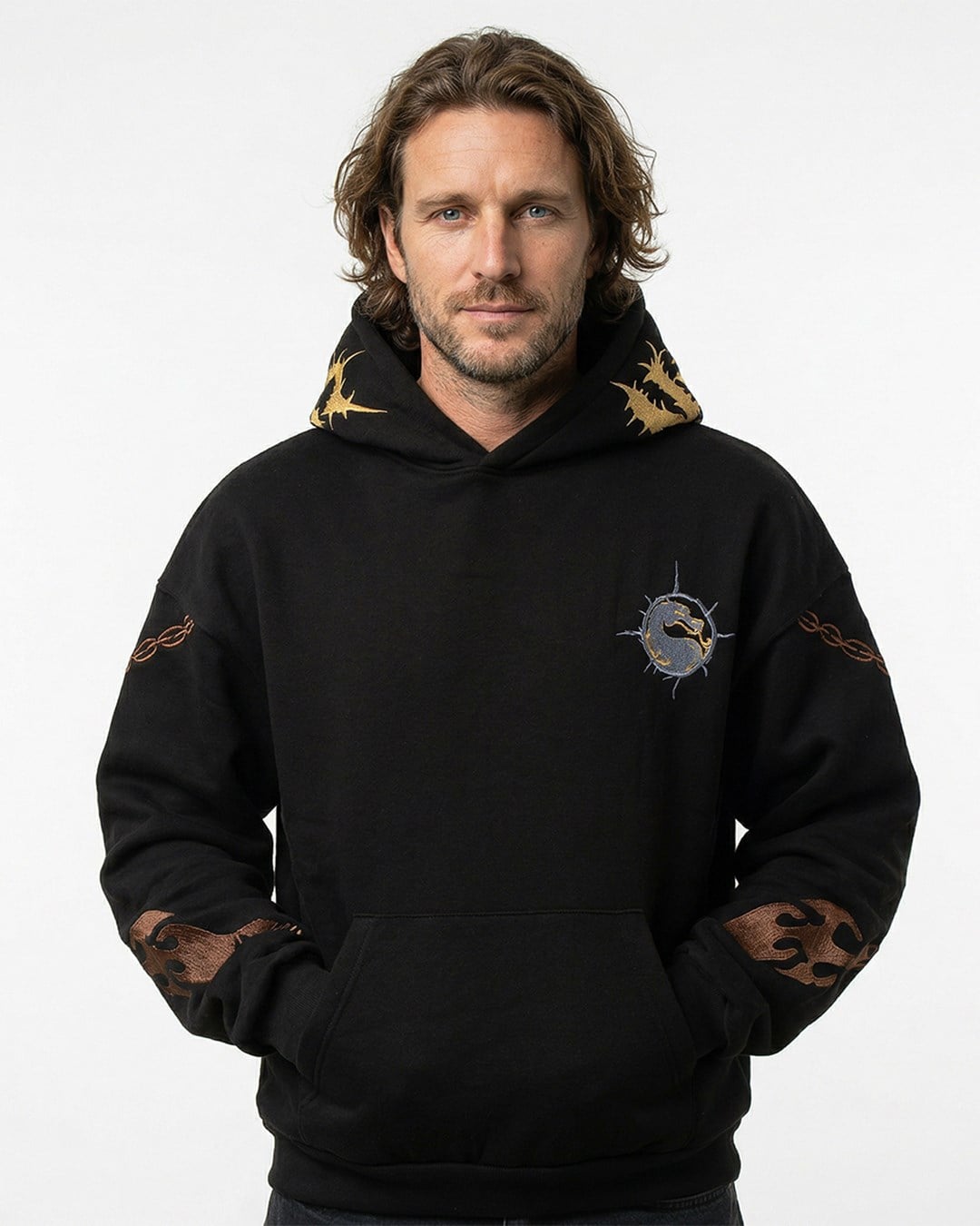SCORPION NAKIŞ İŞLEMELİ SWEATSHIRT