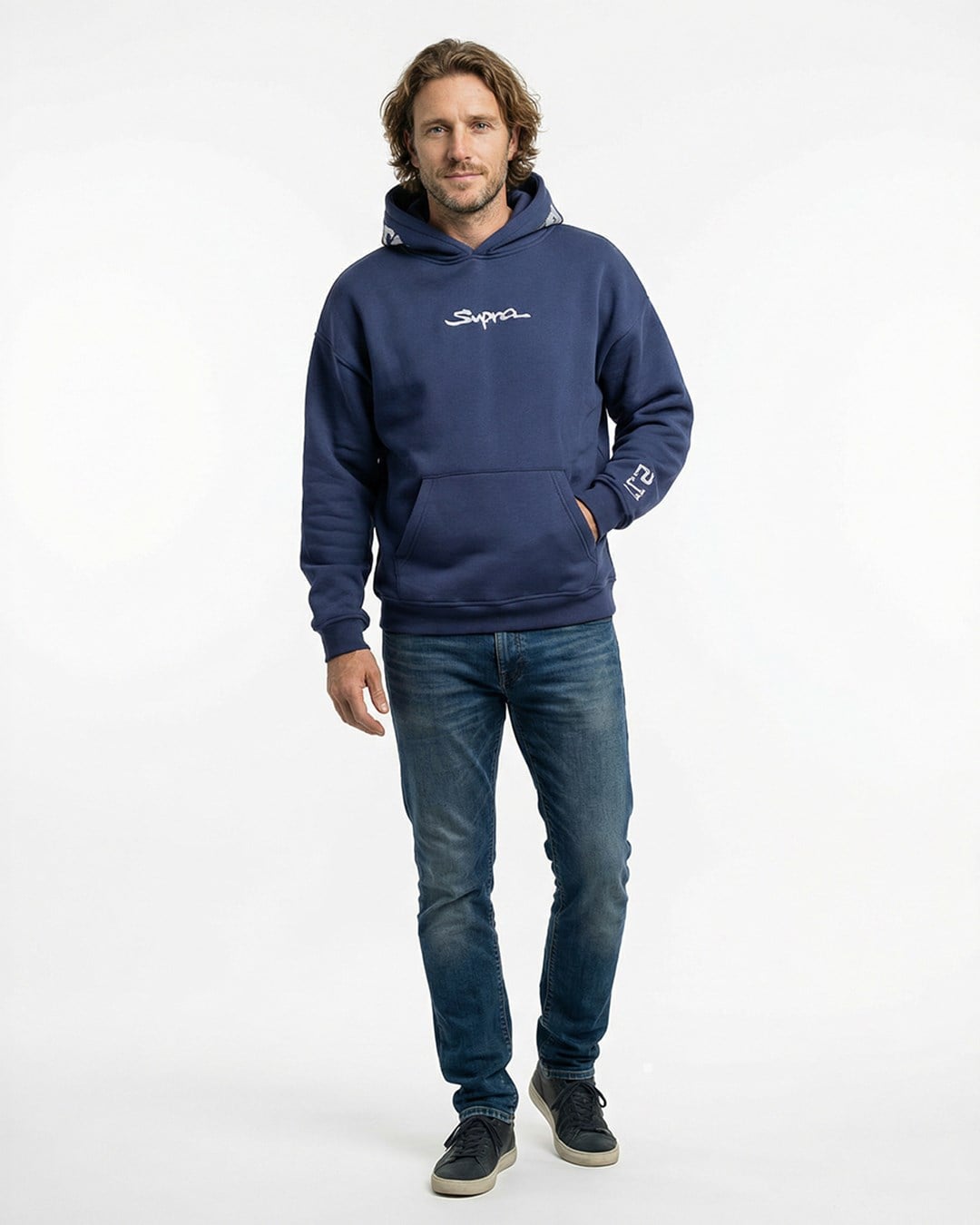 SUPRA KAPŞONLU SWEATSHIRT