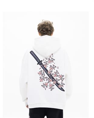 SAKURA KAPŞONLU SWEATSHIRT