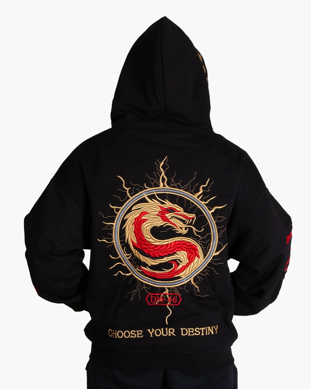 SWEATSHIRTDM-46MORTAL KOMBAT FERMUARLI SWEATSHIRT
