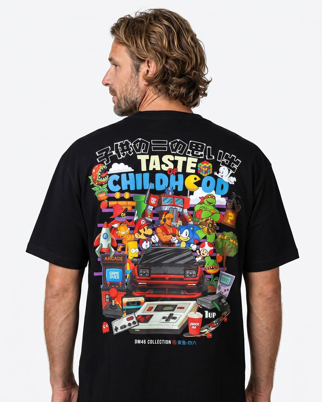 T-SHIRTDM-46RETRO GAMES T-SHIRT