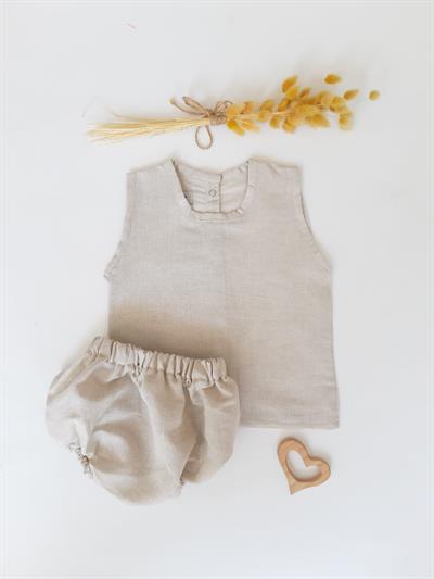 Hardal Müslin Şort Takım