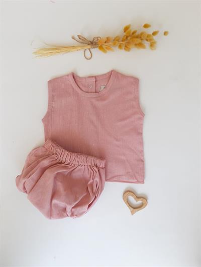 Hardal Müslin Şort Takım