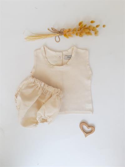Hardal Müslin Şort Takım