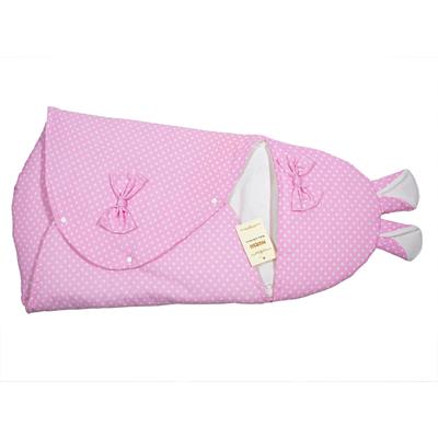  Pembe Puantiyeli Kundak Battaniye Modeli