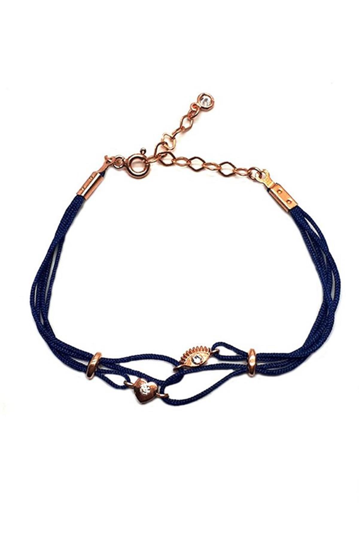 Göz İpli Gümüş Bileklik