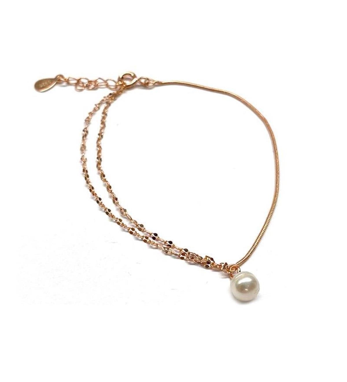 Gümüş İnci Bileklik