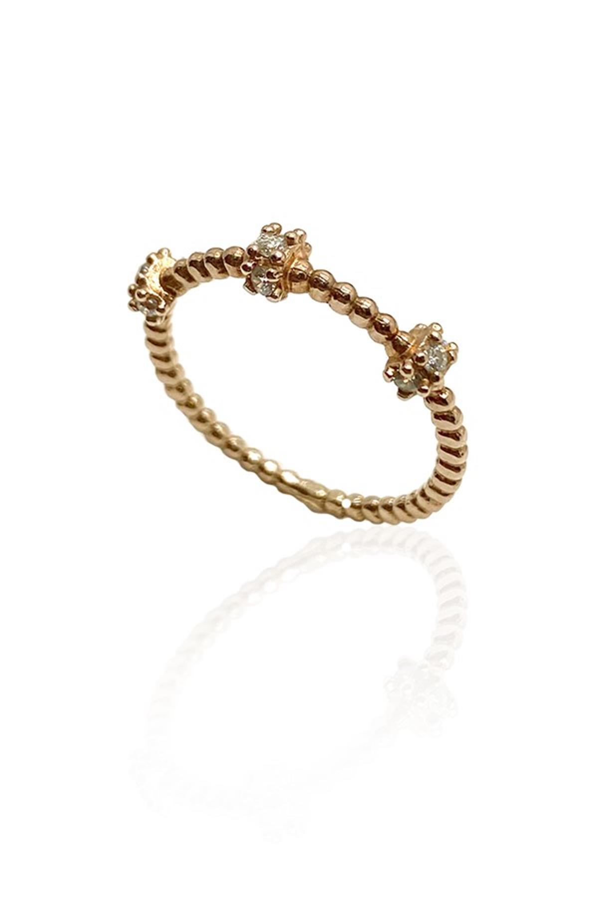 Zirkon Taşlı Gümüş Yüzük