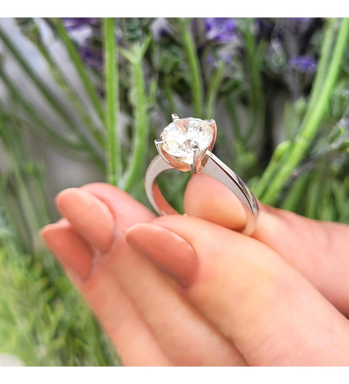  Kültür Pırlanta Tektaş Gümüş Yüzük